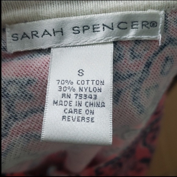 Sarah Spencer Paisley Print Cardigan - Picture 4 of 8